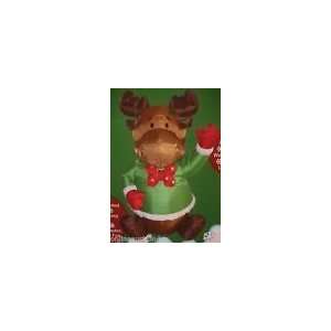 Holiday Moose 4 Ft Christmas Airblown Inflatable 