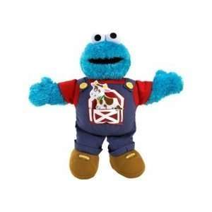  Sesame Street Singing Farmer Cookie Monster Plush Toy 