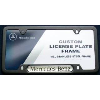   Genuine Mercedes Benz Stainless Steel License Plate Frame Automotive