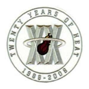  NBA Logo Patch   Miami Heat 20th Anniversary Sports 