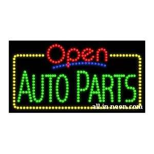  Auto Parts Open Business LED Sign