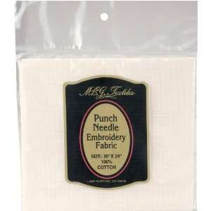  Punch Needle Cloth 20X24 Antique White (112) Arts 
