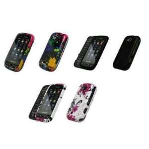    on Case Covers (Paint Splatter, Black, Purple Flower) Electronics