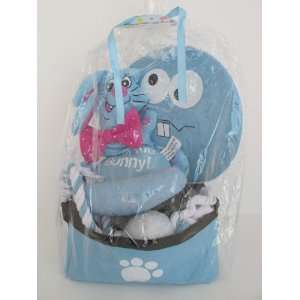  Dog Easter Basket 5 Piece Gift Set Beautiful Blue Pet 