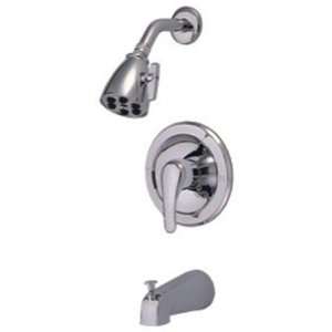   Brass PKS591CK single handle shower and tub faucet