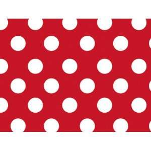   White Polka Dot Gift Wrap Wrapping Paper 16 Foot Roll 