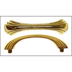Art Deco Cabinet/Drawer Handles Style B   4 1/2   Polished Nickel