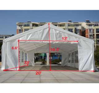 New 33x20Heavy Duty Carport Party Tent wedding Garage Canopy 