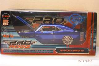 24 Maisto Pro Rodz 1969 Dodge Charger R/T – Blue  