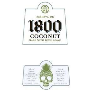  1800 Tequila Coconut 200ML Grocery & Gourmet Food