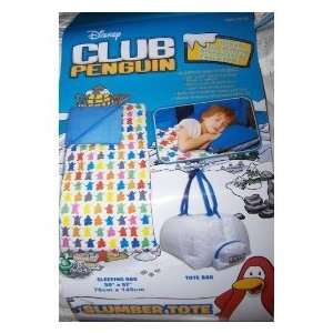    Disney Club Penguin Slumber Tote (Sleeping Bag) Toys & Games