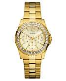  GUESS Watch, Womens Goldtone Stainless Steel 