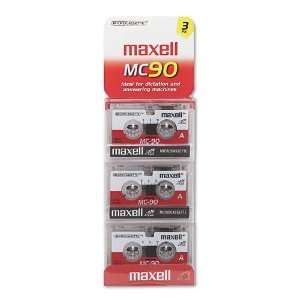   Micro Cassette, 90 Minutes (45 x 2), Three per Pack