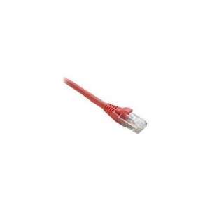  CAT5E ETHERNET PATCH CABLE, UTP, RED, 30FT