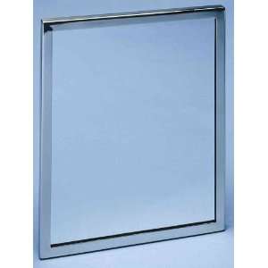  18 inch x 36 inch Angle Frame, no mirror, bright finish 