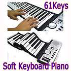 61 keys hand rolled keyboard silicone foldable soft piano Flexible 
