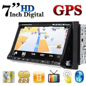 Din In Dash Car Radio DVD Player GPS Navigation System+PIP IPod 