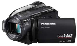 PANASONIC HDC  HS250 120GB HD CAMCORDER + REMOTE + RETAIL BOX 