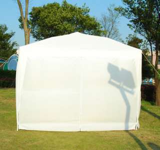 10x10 Outdoor White Party Wedding Tent Canopy Gazebo  