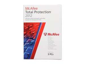    McAfee Total Protection 2012   3 PCs