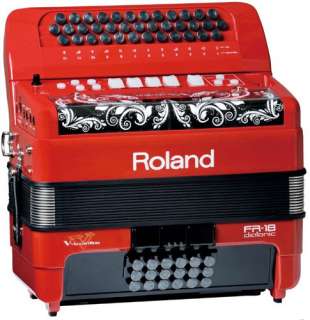 Roland FR 18 diatonic Diatonic V Accordion Red New  