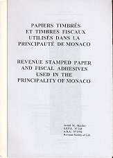 Revenue Stamped Paper & Fiscal Adhesives of Monaco  