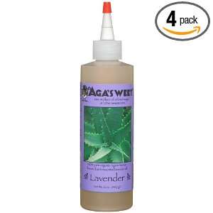 Agasweet Lavender Flavored Agave Nectar, 12 Ounce Squeeze Bottles 