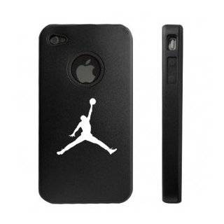 Apple iPhone 4 4S 4G Black Aluminum & Silicone Case Air jordan