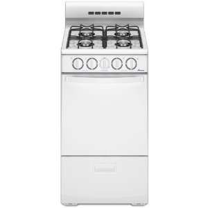  Amana White Freestanding Gas Range AGP200VDW Appliances