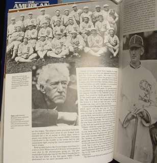 NATIONAL / AMERICAN LEAGUE BASEBALL HISTORY BOOKS 2VOL  