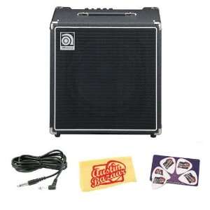  Ampeg BA112 50 Watt 1x12 Inch Bass Combo Amp Bundle with 