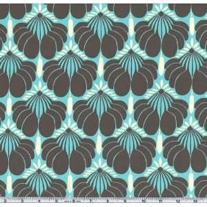  Amy Butler Nigella Twill Imperial Fans River Fabric By The Yard amy 