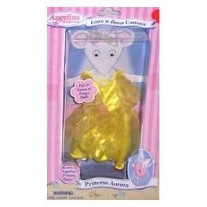   Angelina Ballerina Learn to Dance Costume Fits 9 Inch Dolls Toys