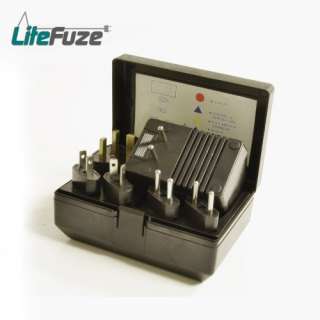 LiteFuze FZ 1650K 50/1600 Watt Travel Voltage Converter Kit w/ Plug 