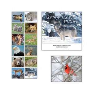   appointment wall calendar with pictures of North America animals