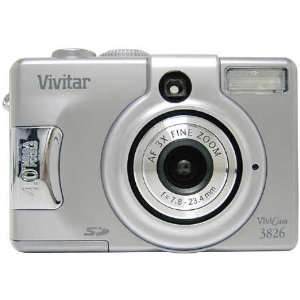  Vivitar ViviCam 3826 4MP Digital Camera with 3x Optical 