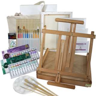   OIL PAINTING TABLE EASEL & ART SUPPLIES 045635105102  