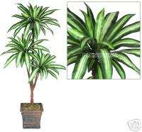 Dracaena x3 Artificial Palm Tree Silk Plant _ New  