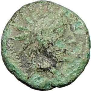 Myrina in Asia Minor 200BC Authentic Rare Ancient Greek Coin Helios 