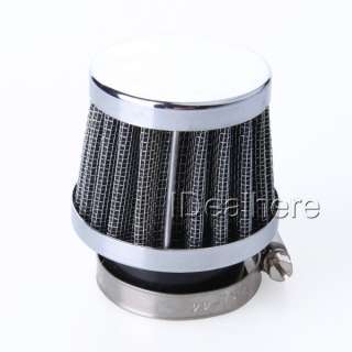 2x 35mm Air Filter for ATV Dirt MotorBike Engine Clamp  