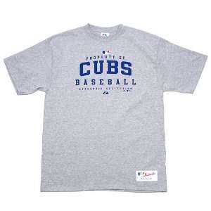 Chicago Cubs MLB Authentic Collection Property of Heavyweight T 