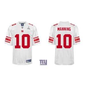  NFL Jerseys Eli Manning #10 NEW York Giants Authentic White Jersey 