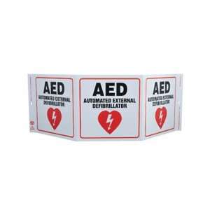 GW3055   TRI View, Aid Automated External Defibrillator, 7 1/2 x 20 