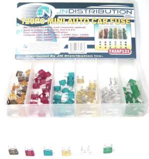   Assorted Car Fuse Auto Cars & Trucks Fuses Replacement Color Coded