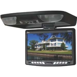   Car Flip Down Monitor with Built in DVD Player (Black) Car