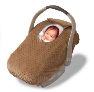 infant carseat carrier cover keeps baby warm cozy fits most infant car 