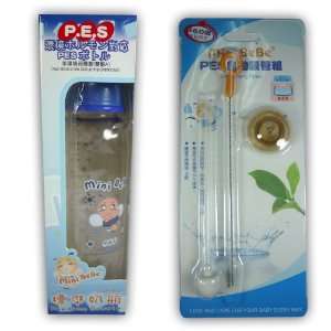   Free PES Baby Feeding Bottle 240ml/8oz Plus Bubble Straw Pack Baby