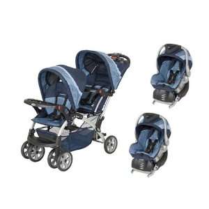    BABY TREND Sit N Stand Double Twin Travel System Vision Baby