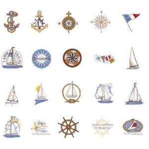  Brother/Babylock PES Embroidery Machine Card NAUTICAL 