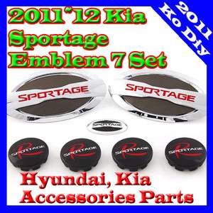 2011 2012 Kia Sportage All New Sportage Letter Logo Emblem Badge 1Set 